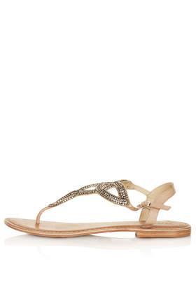 Topshop Hyde Embellished Sandals