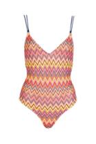 Topshop Strappy Zig Zag Swimsuit