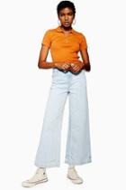 Topshop Super Bleach Crop Jeans