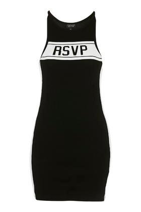 Topshop Side Stripe Mini Dress