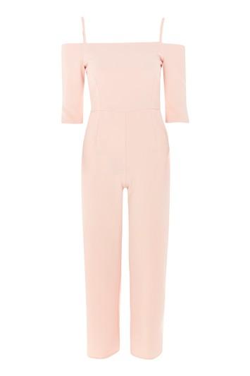 Topshop *off Shoulder Jumpsuit By Oh My Love