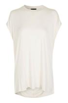 Topshop Cowl Back Cupro T-shirt