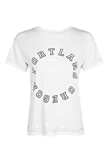 Topshop Petite Portland Motif T-shirt