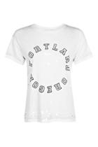 Topshop Petite Portland Motif T-shirt