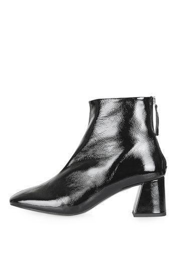 Topshop Maggie Patent Ankle Boots