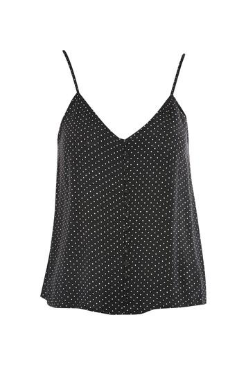 Topshop Pinspot Print Button Camisole Top