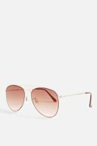Topshop Flat Sunglasses