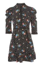 Topshop Star Floral Lace Mini Dress