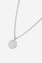Topshop *cup Chain Disc Ditsy Necklace