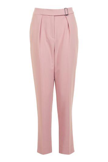 Topshop Tall Half Belt Peg Trousers