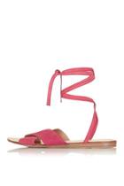 Topshop Havana Tie-up Sandal