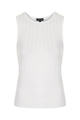 Topshop Wide Ribbed Sleeveless Tank Top