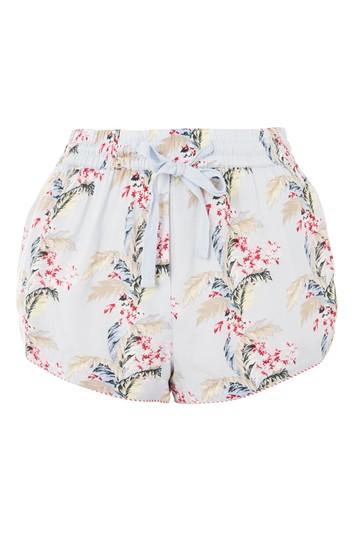 Topshop Tropical Print Floral Shorts