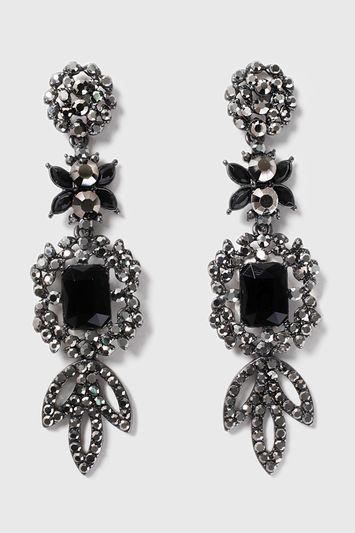 Topshop Square Statement Drop Earrings