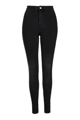 Topshop Tall Washed Black Joni Jeans