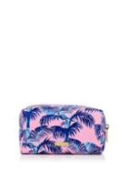 Topshop *palm Print Make-up Bag By Skinnydip