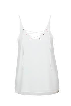 Topshop Lattice Tie Cami