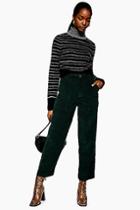 Topshop High Waisted Corduroy Trousers