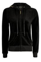 Topshop Logo Velour Hoodie By Juicy Couture
