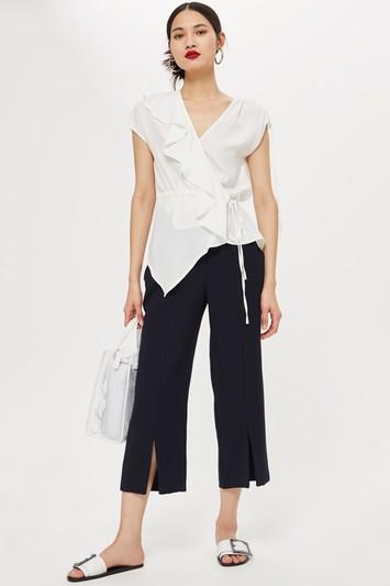 Topshop Hem Detail Culottes