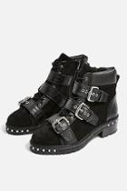 Topshop *wide Fit Animal Hiker Boots