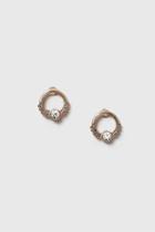 Topshop Ethnic Circle Earrings