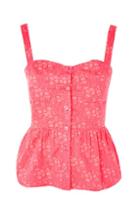 Topshop Limited Edition Liberty Print Floral Sun Top