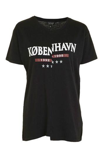 Topshop Kobenhavn Spliced Tee