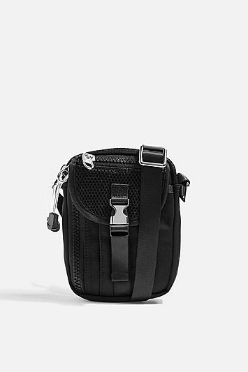 Topshop Ibiza Black Sporty Cross Body Bag