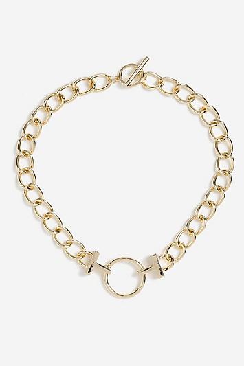 Topshop *ring Link Chain Necklace