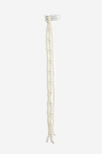 Topshop *pearl Drape Hair Slide