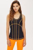 Topshop Stitch Mesh Vest By Ivy Park