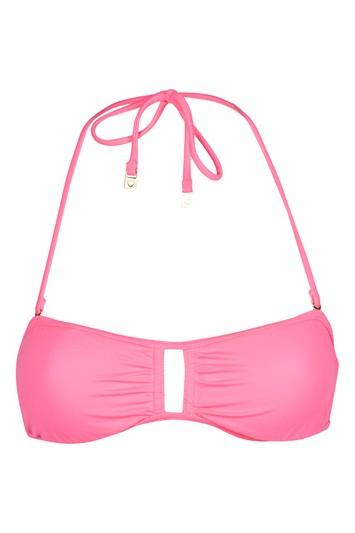 Topshop Square Trim Bandeau Bikini Top