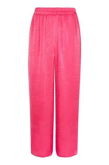 Topshop Petite Satin Pull On Trousers