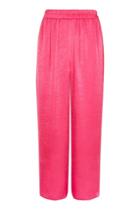Topshop Petite Satin Pull On Trousers