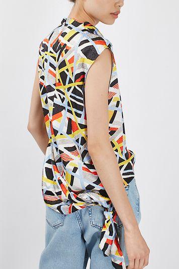 Topshop Metro Funnel Top By Boutique