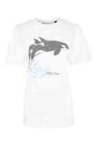Topshop Vintage Orca Print T-shirt By Tee & Cake