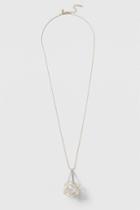 Topshop Caged Stone Necklace