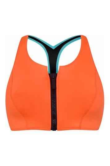 Topshop Wetsuit Style Bikini Top By Kendall + Kylie At Topshop