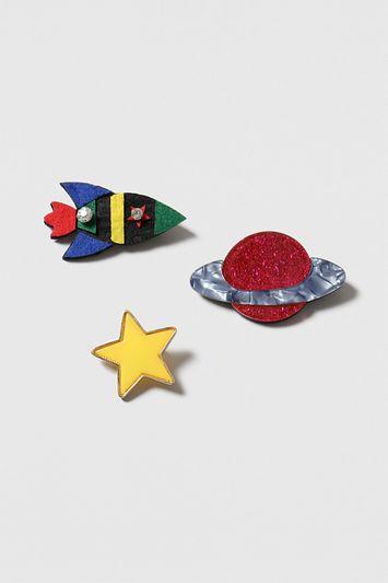 Topshop Space Brooch Pack