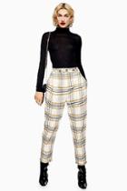 Topshop Three Button Tapered Trousers