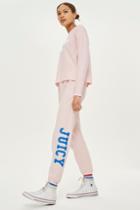 Topshop Logo Varsity Joggers By Juicy By Juicy Couture