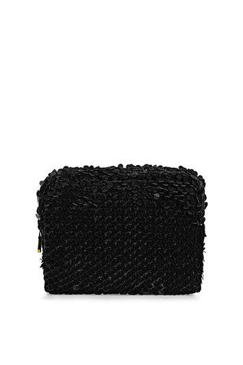 Topshop Malik Velvet Sequin Make-up Bag