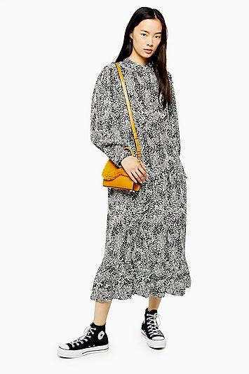 Topshop Tall Bell Sleeve Chuck On Dress