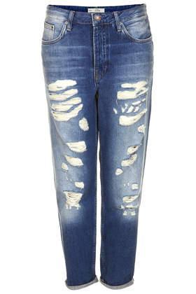 Topshop Moto Super Rip Hayden Boyfriend Jeans