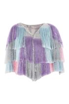 Topshop Missy Fringed Cape
