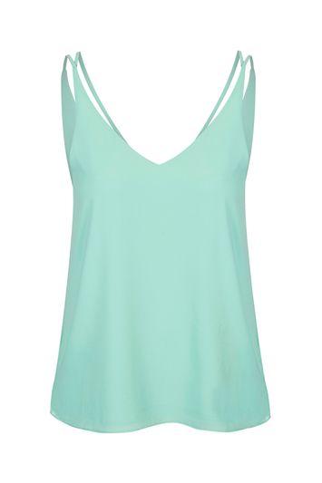 Topshop Double Strap V Cami