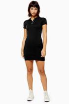 Topshop Short Sleeve Polo Dress
