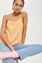 Topshop Fruit Salad Striped Camisole Top