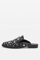 Topshop Klueless Studded Flat Mules